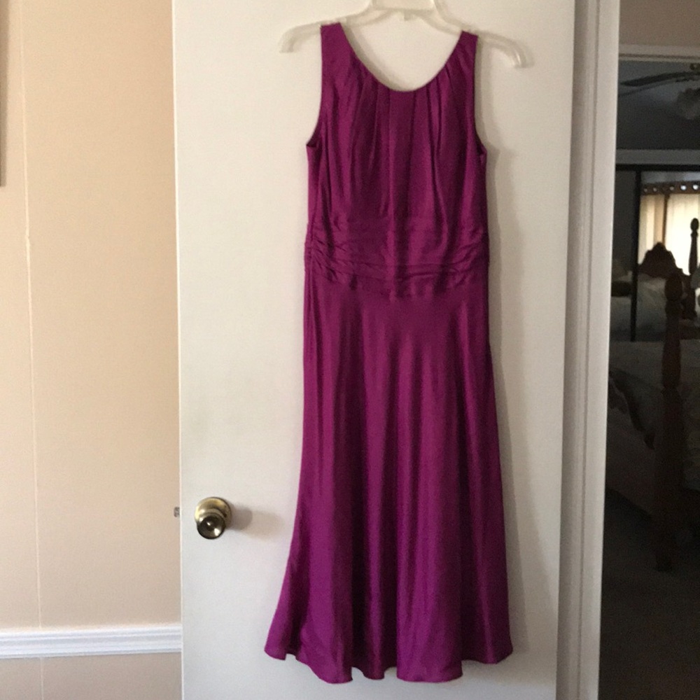 Plum tank dress